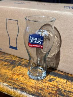 Case of 24 Samuel Adams 16oz Beer Glasses w/ Logo