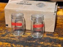 Case of 12 Mason Jar Glasses, Smirnoff