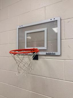 Two Mini Basketball Hoops, HD Plexiglass Backboards, Steel Rims