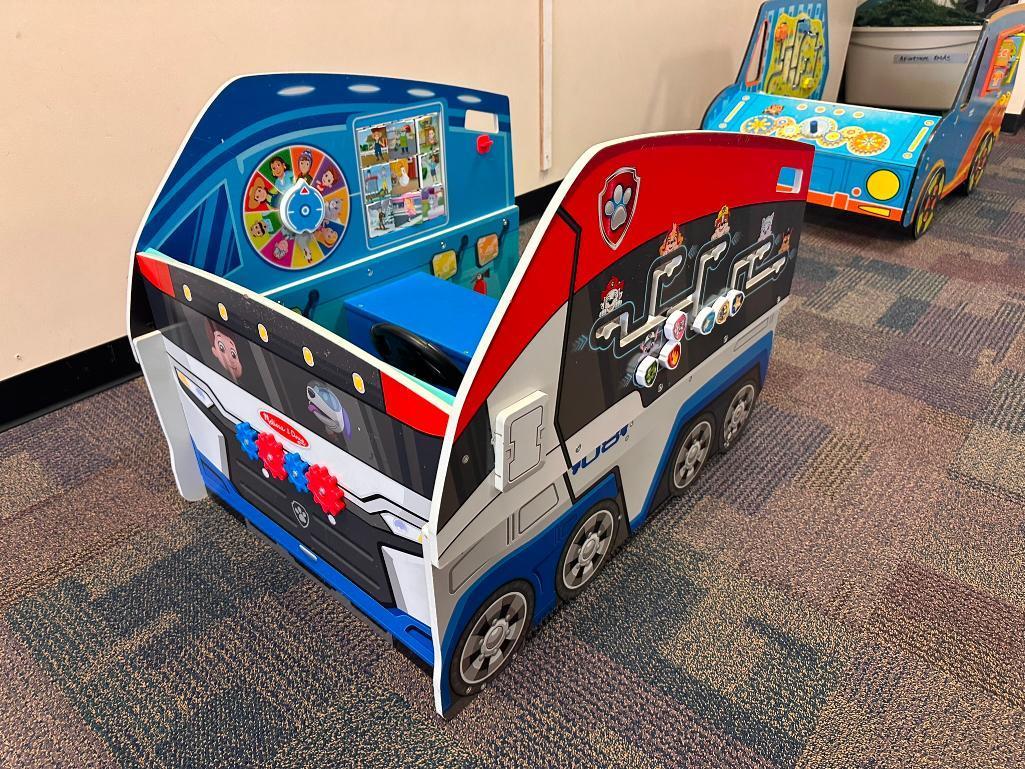 Melissa & Doug Police Car Full-Size Kids Activity Play Center