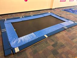 Trampoline Pit Insert, 15ft x 8ft, in Sunken Pit, Stop by Preview for More Detail