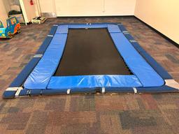 Trampoline Pit Insert, 15ft x 8ft, in Sunken Pit, Stop by Preview for More Detail