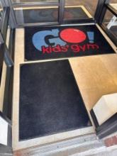 Pair of Floor Mats, One w/ Go Kids Gym Logo