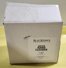 2 Cases Blackhawk Smooth Hand Cleaner BHID-J303, 12ct 400ml/Case, 24 Total, Sold 2x$