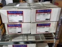 4 Cases, COMPLETE 15/16in Crown 1-1/2in Length Galvanized Staples, 10,000/Case