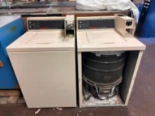 Two Speed Queen Commercial Washers, Top Loaders, Parts Machines, Model: SWT121LM