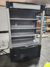 AHT Refrigerated Grab'n Go Merchandising Cooler, Mobile Base, Model: AHT AC-XL/UL LED