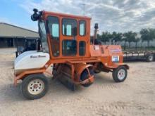 BROCE RCT350 SWEEPER SN:411089 powered by Cummins diesel engine, equipped with EROPS, air, heat,