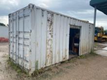 20FT. CONTAINER with roll-up door.