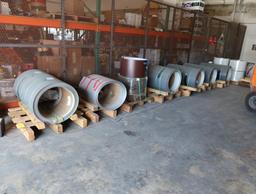 LOT: Assorted Full & Partial Rollformer Roofing Coils (in (2) Locations)