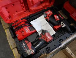 LOT: (2) Milwaukee M18 Fuel 2-Tool Hammer/Impact Combo Kit