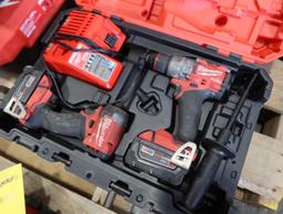 LOT: (2) Milwaukee M18 Fuel 2-Tool Hammer/Impact Combo Kit