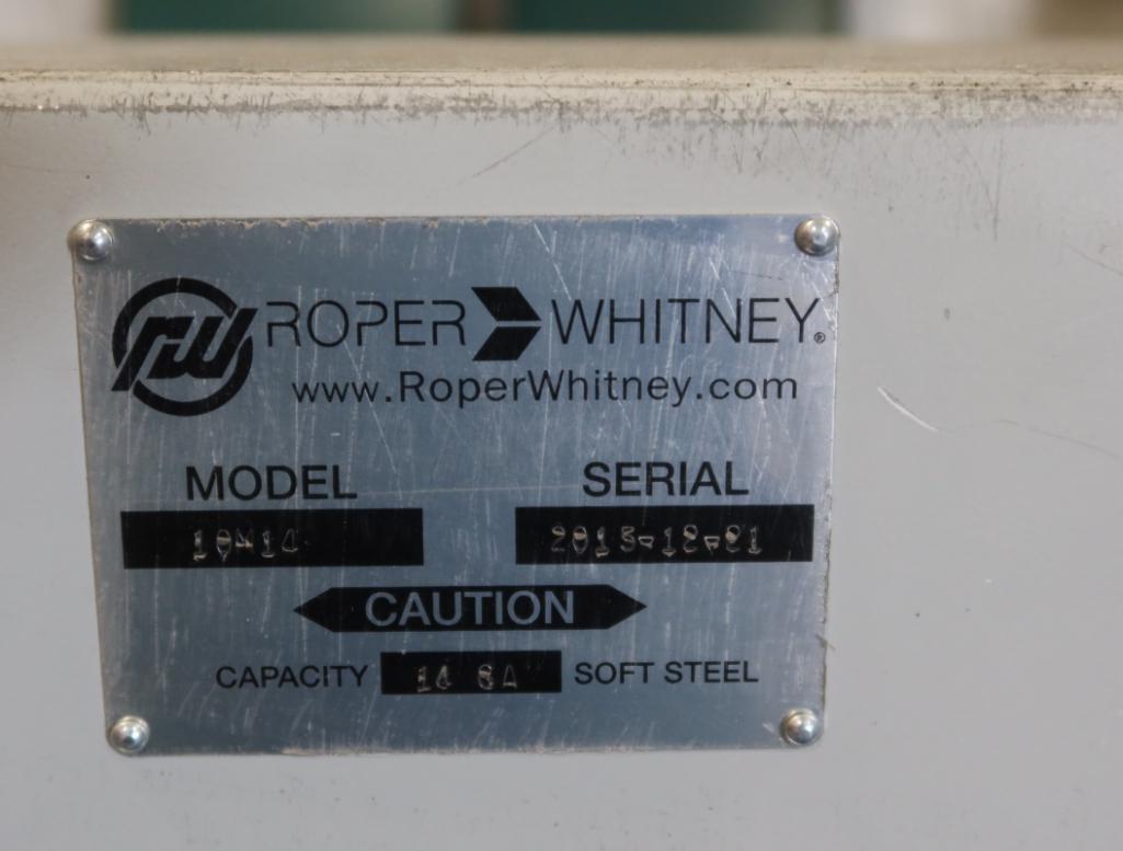 2022 Roper Whitney 10M14 Mechanical Sheet Metal Shear, 230V, 3 Phase, 60 Hz, Electric, 14 Gauge Mild