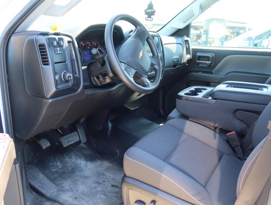 2020 Chevy Silverado 2WD 6.6L C4500 Turbo Diesel V8 Dual Wheel w/Utility Bed, Diesel, License# AT2