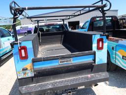 2021 Chevy Silverado 2WD 4 Door Crew Cab Service Body w/Ladder Rack, Gas License# QTJ-P77, VIN