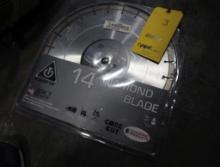 14" Diamond Blade for Gas Saw