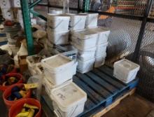 LOT: (20) Tubs of Carlisle Rhinobond Roofing Plates on (1) Pallet