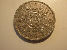 Foreign Coins: 1965 Great Britain 2 Shillings