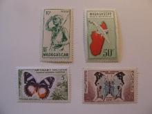 4 Madagascar Unused  Stamp(s)