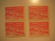 4 Bolivia Unused  Stamp(s)