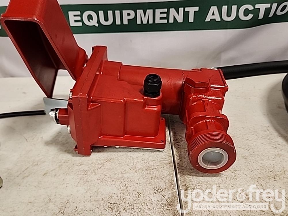 Unused Fuel Boss 12V Portable Diesel Transfer Pump c/w 12' Hose and Nozzle, 15GPM