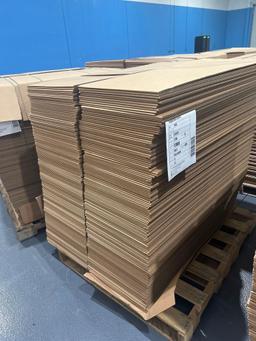 QTY 3) FULL PALLETS & QTY 1) 3/4 FULL PALLET OF 18€� "Z FOLD" BOXES, APPROX. 270 BOXES PER FULL P...
