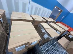 QTY 4) FULL PALLETS OF 35 1/2€� "Z FOLD" BOXES, APPROX. 269 BOXES PER FULL PALLET
