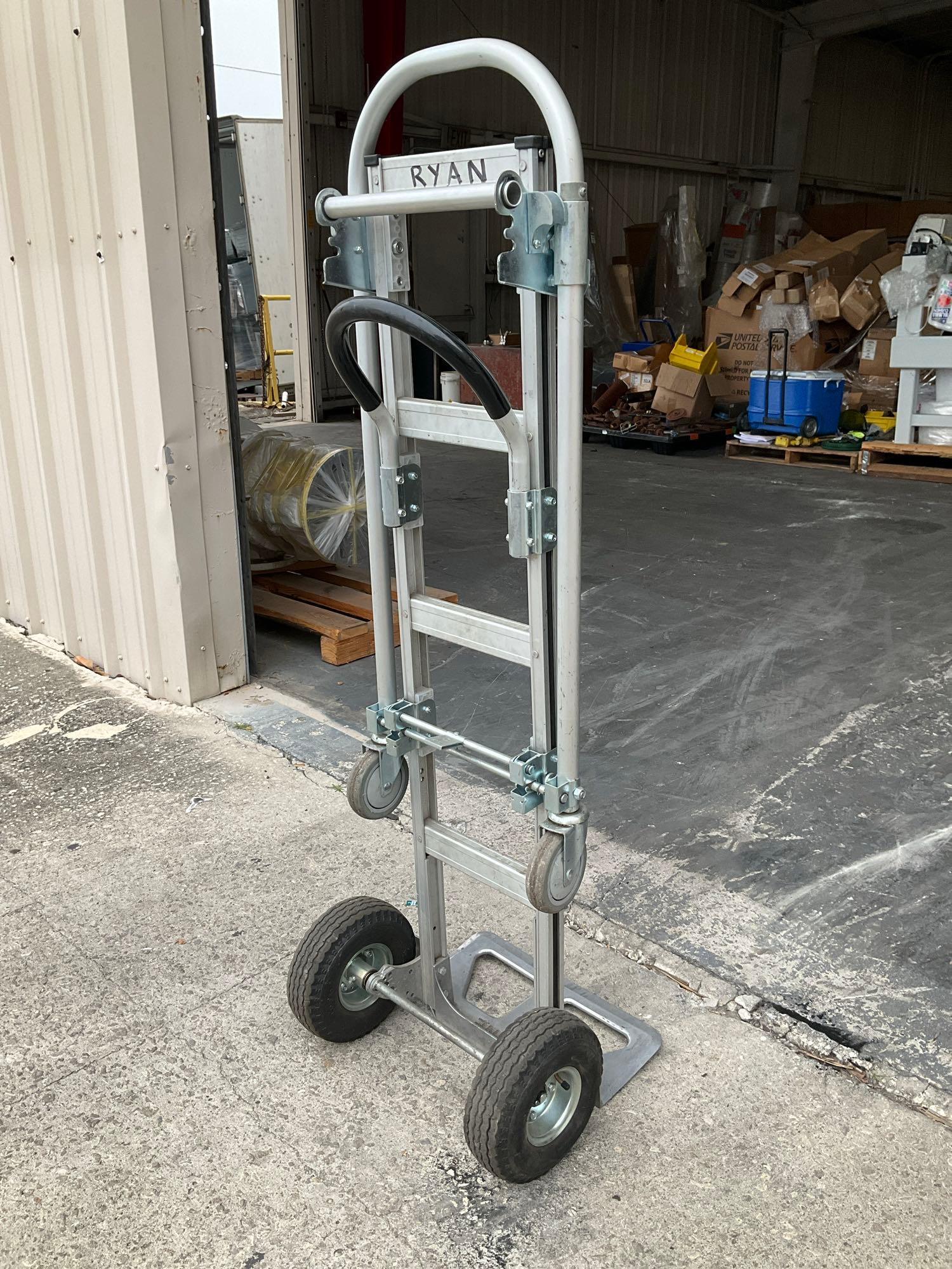 ULINE H-1364 ALUMINUM... CONVERTIBLE HAND DOLLY