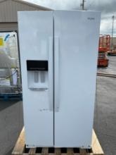 WHIRLPOOL WHITE HOUSEHOLD REFRIGERATOR MODEL WRS571CIHW04; COUNTER DEPTH SIDE BY SIDE REFRIGERATOR