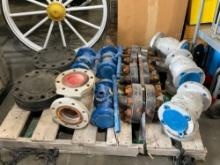 LOT OF INDUSTRIAL VALVES OF VARIOUS BRANDS AND SIZES