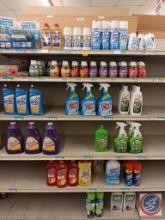 Variety of household cleaners and air fresheners