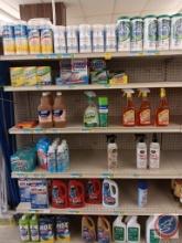 Variety of household cleaners