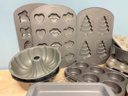 Group of Baking Pans and Racks