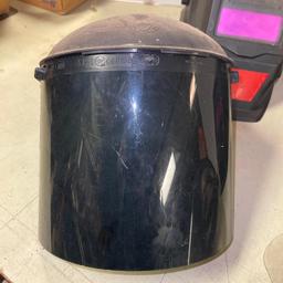 Four Welding Helmets and Face Masks