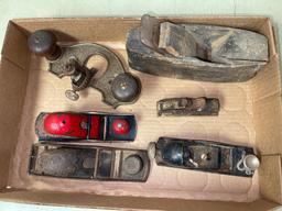 Group of Misc Sized Vintage Wood Hand Planes