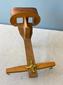 Antique Stereoscope Card Viewer