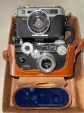 Two Vintage Cameras Incl Yashica and Argus