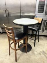 Round Bar Height Tables