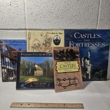 Lot of Assorted Castles and English Architecture Books