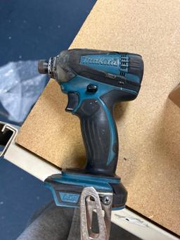 Makita drill and battery with charger