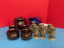 Hall pottery items