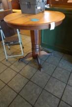 WOODEN PUB HEIGHT TABLE