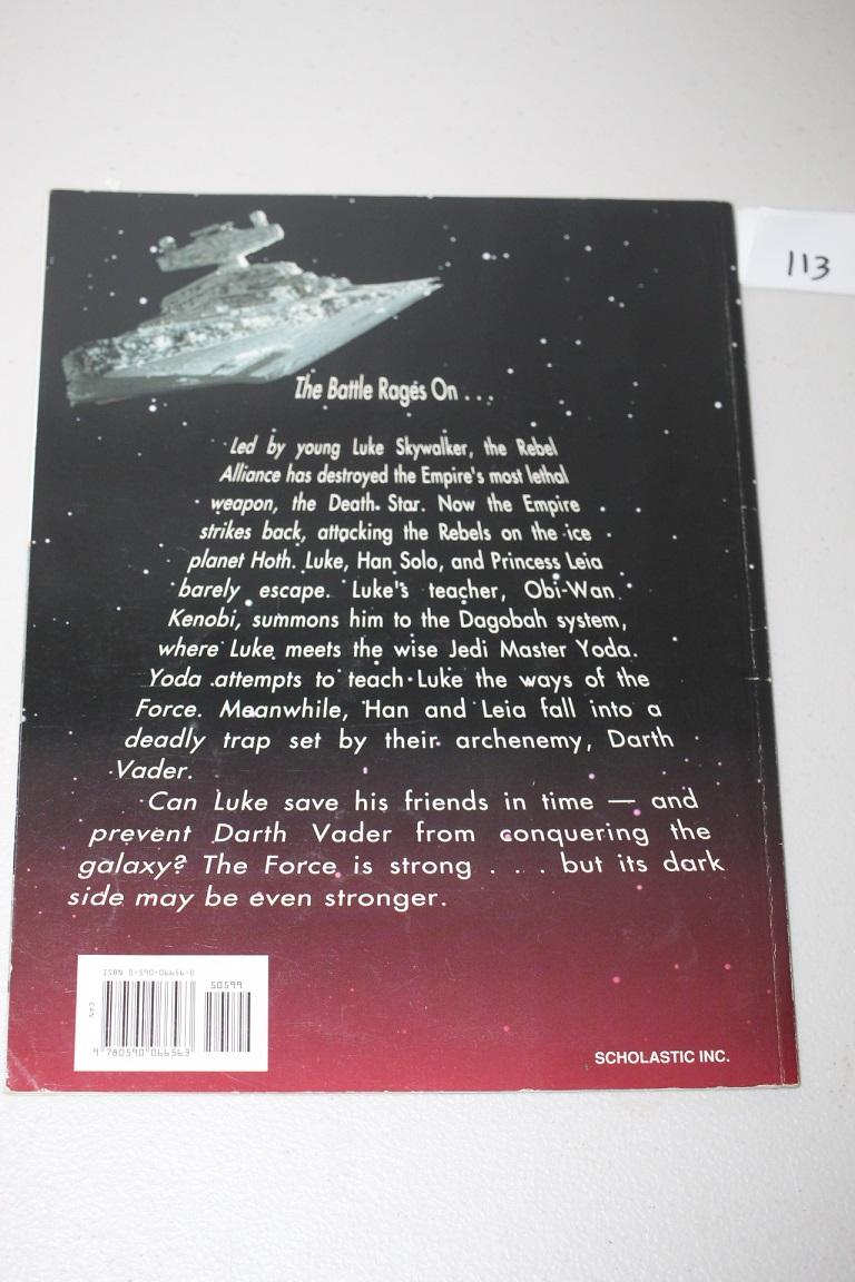 Star Wars, The Empire Strikes Back Book, 1997 Lucasfilm Ltd., Scholastic, Soft Cover