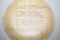 Bamboo Plates, Ma Ku The Beautiful, The Goddess Of Moon, The Immortal Peach