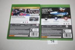 Xbox One Madden NFL 16 & 18