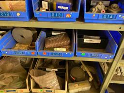 (14) Sections of Shelving & Contents of Sprockets, Electrical, & Plumbing