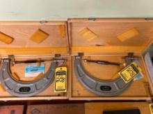 (4) Chuan Brand Outside Micrometers; 8"-9", 9"-10", 10"-11", 11"-12"