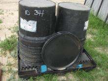 Large Plastic Buckets/Totes Approx 30 and Skid