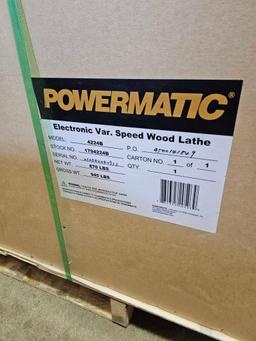 Powermatic Electronic Var Speed Wood lathe