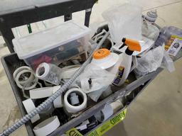 Plastic Cart and Contents